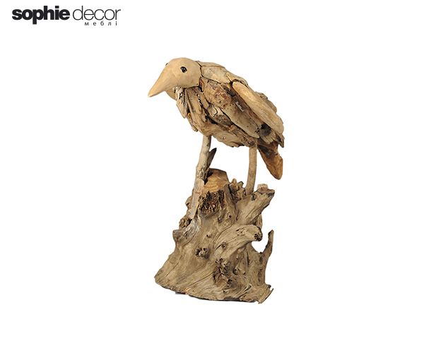 Статуэтка Птица Woody Woodpecker дерево, L36x22xH43