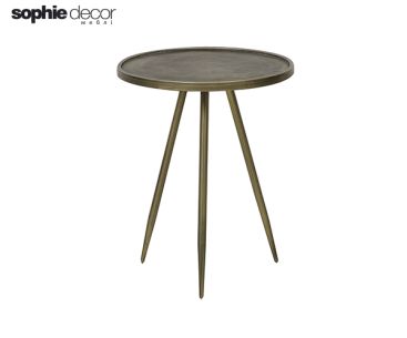 Столик ENVIRA диам 39 5x50 5 см античное золото