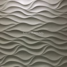 Гипсовая 3D панель CREAM - Волна