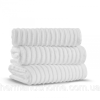 Terry stripe Банное полотенце хлопок Fibrosoft ® Lappartement 100X180 см. Белый