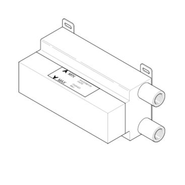 Встроенная часть BOX 001 для смесителей INS 034S INS 035S INS 200S INS 235S