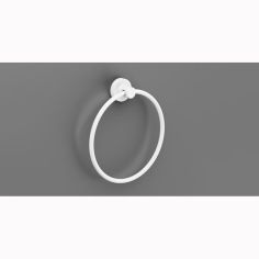 Держатель для полотенец Tecnoproject Black&White 166107 диаметр 210 мм