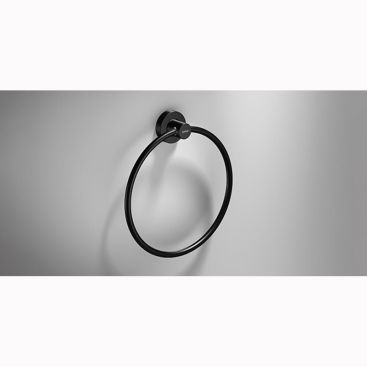 Держатель для полотенец Tecnoproject Black White 166220 диаметром 210 мм