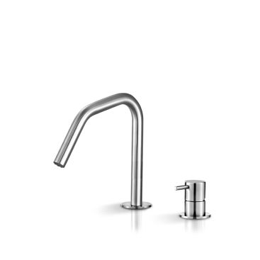 Смеситель для умывальника DEC 103S высотой 168 мм и с выносом излива 167 мм