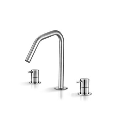 Смеситель для умывальника DEC 201S высотой 218 мм и с выносом излива 167 мм