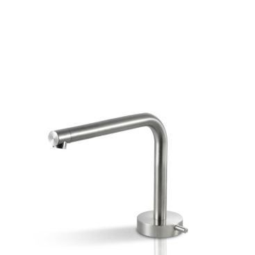 Смеситель для умывальника RND 005S высотой 200 мм и с выносом излива 170 мм