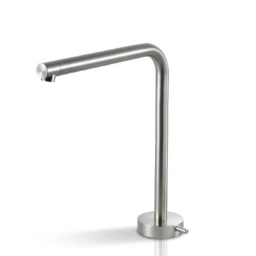 Смеситель для умывальника RND 007S высотой 340 мм и с выносом излива 230 мм