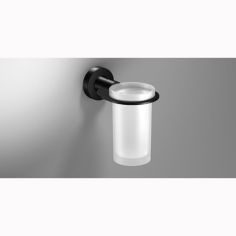 Стакан для зубных щеток Tecnoproject Black&White 166237