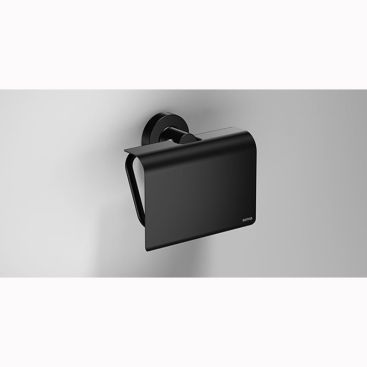 Держатель для туалетной бумаги Tecnoproject Black White 166282