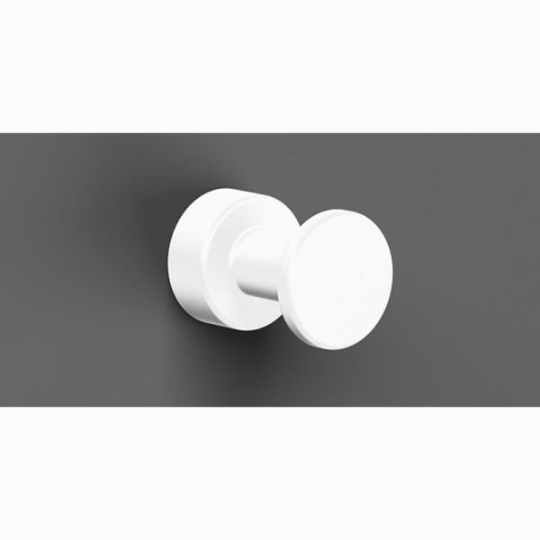 Крючок для ванной Tecnoproject Black White 176816 диаметр 35 мм