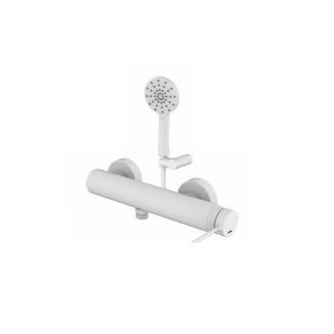 Смеситель для душа Time 47325471 белого цвета