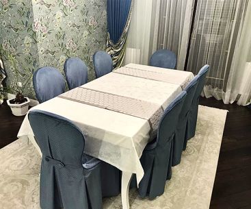 Чехлы на стулья из мягкого бархата!