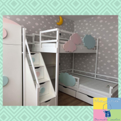 Кровать 2-х ярусная из Бука