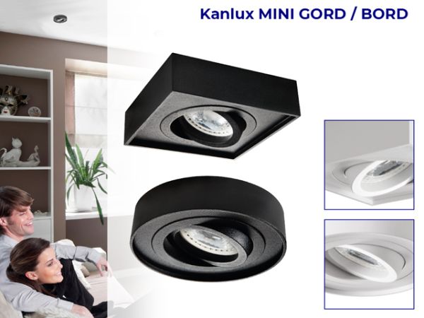 Точечный светильник Kanlux MINI GORD DLP 50 B 28781 черный