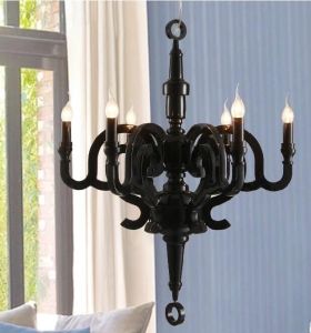 Люстра Paper Chandelier Black d70 h74cm