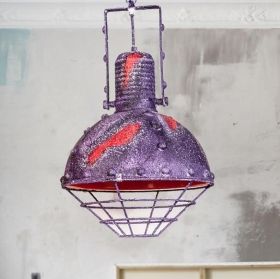Светильник потолочный Bathyscaphe purple d 30см