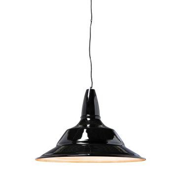 Pendant Lamp Plate Black 70cm