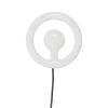 Wall Light Clip Round White LED