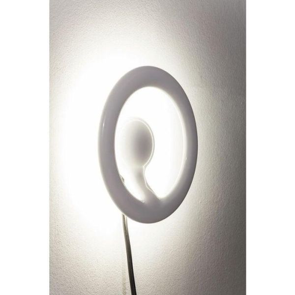 Wall Light Clip Round White LED - фото 2