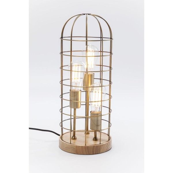 Настольная лампа Cage Tre Wood - фото 8
