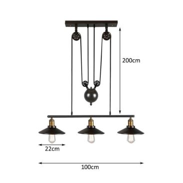 Люстра Loft L-100cm