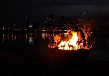 Очаг-шар Пасущиеся олени