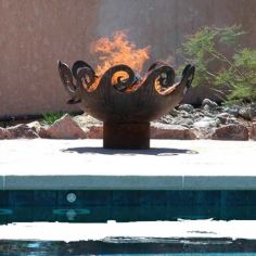 Очаг-полусфера Завитки