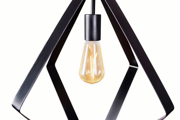 Светильник металлический подвесной черный M010-19 - фото 2