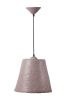 Светильник из усиленного папье-маше подвесной серый P016-19