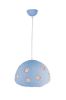Светильник из усиленного папье-маше подвесной голубой кантри P020-19 - фото 3