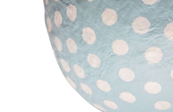 Светильник из усиленного папье-маше подвесной голубой кантри "ГОРОХ" P014-19 - фото 2