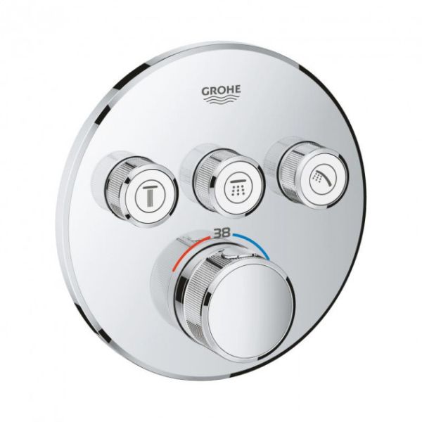 Душевая система скрытого монтажа Grohe Grohtherm SmartControl на 3 потребителя (34614SC3) - фото 12