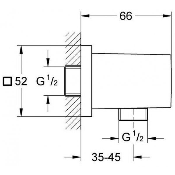  Душова система прихованого монтажу Grohe Grohtherm SmartControl Cube на 2 споживача (23409SC0) - фото 11