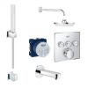 Душевая система скрытого монтажа Grohe Grohtherm SmartControl Cube на 3 потребителя (23409SC2) - фото 16