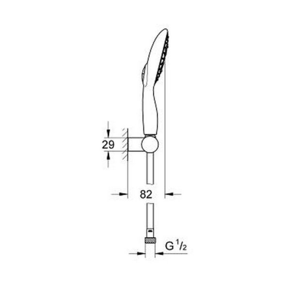 Душевой гарнитур Grohe Power&Soul 130 27742000 - фото 2