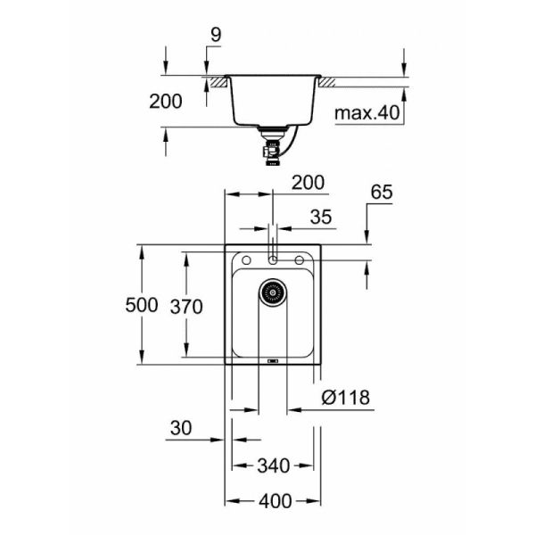 Кухонная мойка Grohe Sink K700 31650AP0 - фото 2