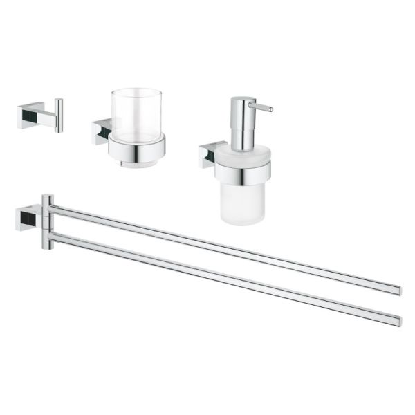 Набор аксессуаров 4 в 1 Grohe Essentials Cube 40847001