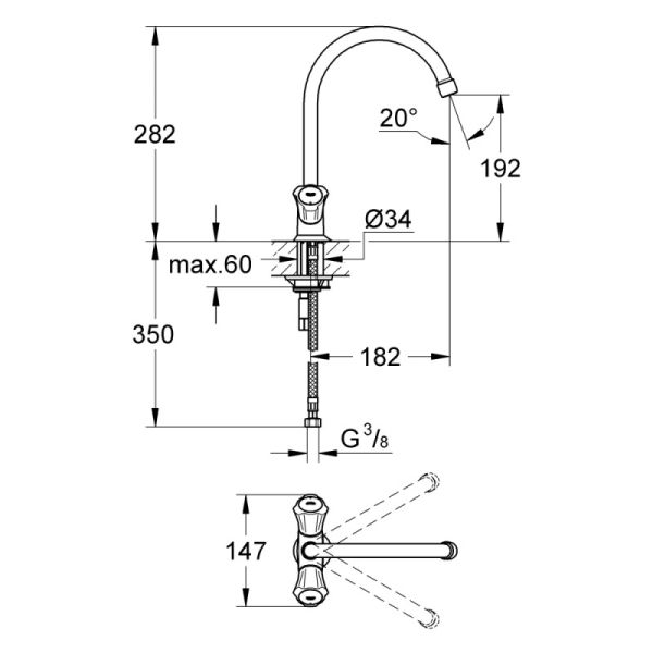 Змішувач для кухні Grohe Costa L 31831001 - фото 2