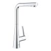 Змішувач для кухні з висувним виливом Grohe Zedra 32553002 - фото 6