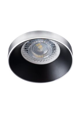 Светильник точечный SIMEN DSO SR/B, Gx5.3/GU10, IP20, серебристый/черный, Kanlux 29143