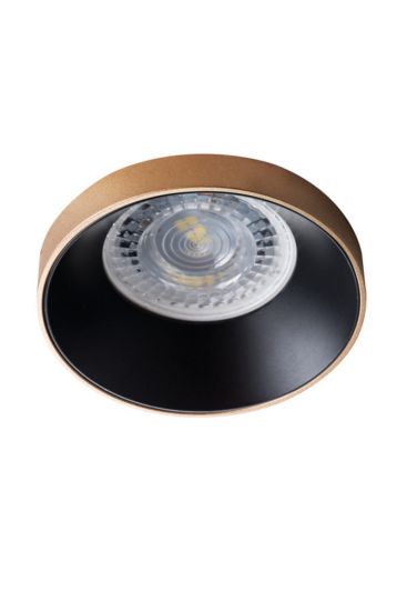 Светильник точечный SIMEN DSO G/B, Gx5.3/GU10, IP20, золотой/черный, Kanlux 29141