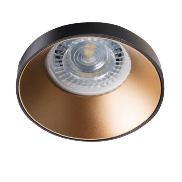 Светильник точечный SIMEN DSO B/G, Gx5.3/GU10, IP20, черный/Золото, Kanlux 29137