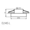 Светильник точечный ELNIS L A, Gx5.3/GU10, IP20, антрацит, Kanlux 27809 - фото 3