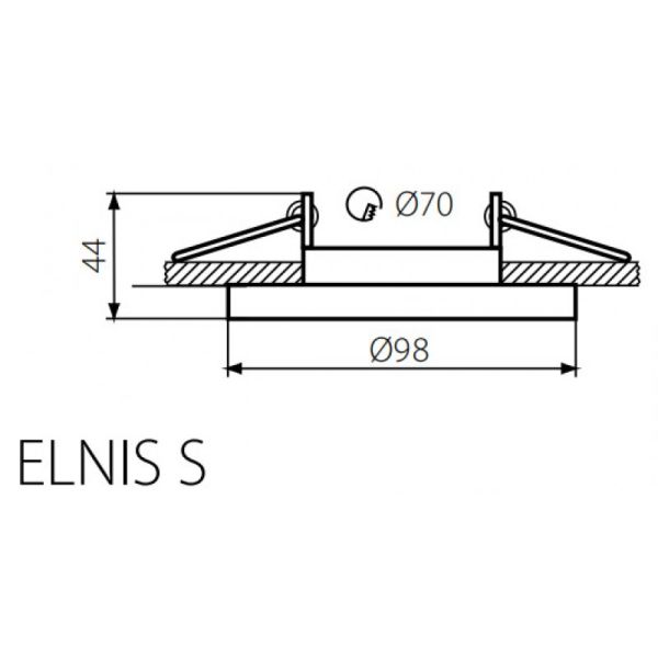 Светильник точечный ELNIS S A/W, Gx5.3/GU10, IP20, атрацит/белый, Kanlux 27802 - фото 3