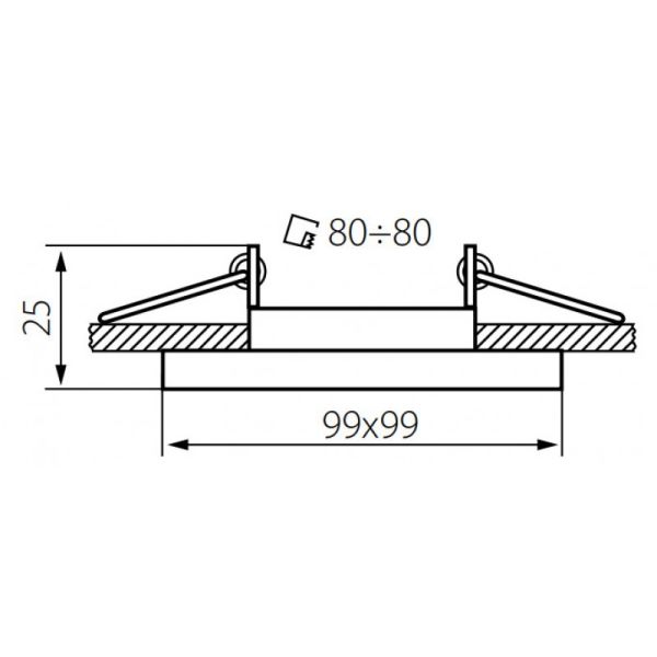 Светильник точечный ALREN R DTL-B, Gx5.3/GU10, IP20, черный, Kanlux 26757 - фото 2